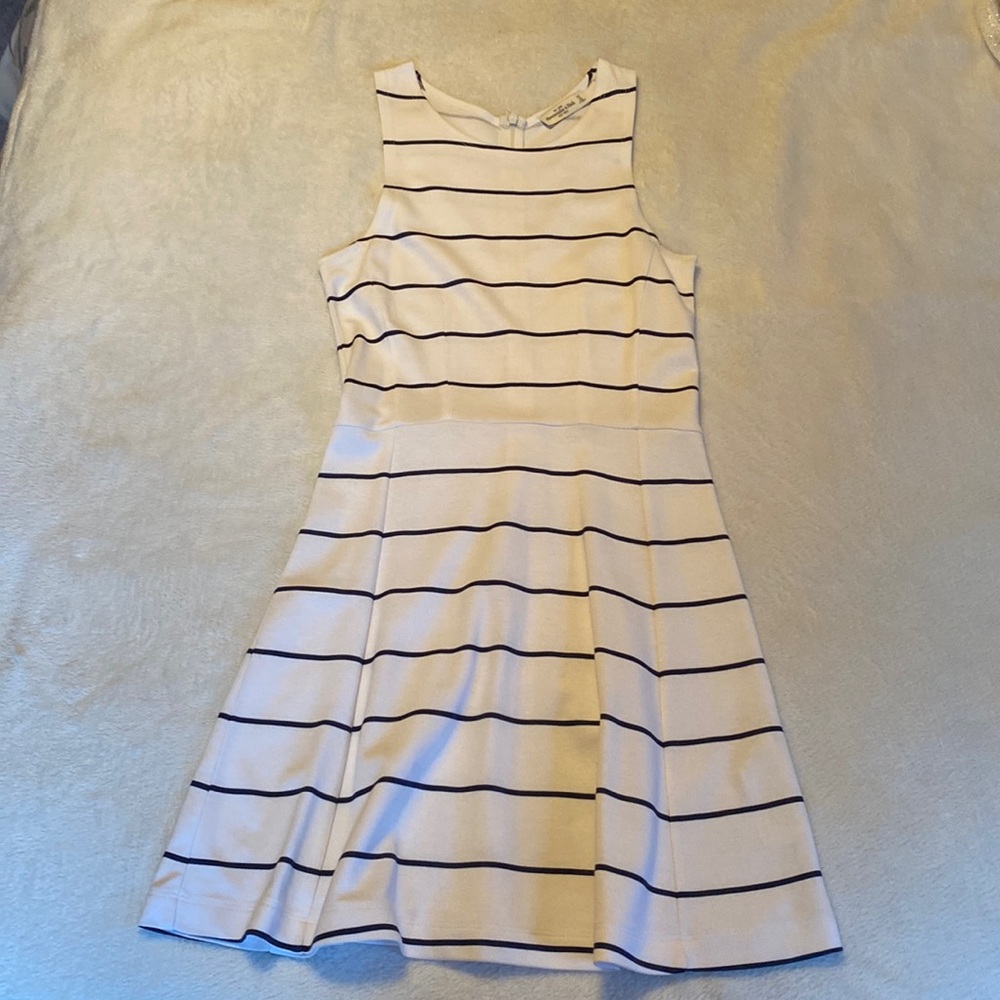 Abercrombie White @ Blue Striped Dress